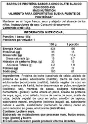 Barra de proteina Maxi Nutrition - White Chocolate Coconut (12 unidades)