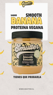 Mantequilla de mani Smutter - Smooth Banana 450gr