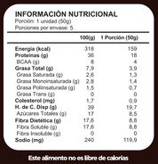 Barra de proteina Just Protein - Cookies & Cream (12 unidades)