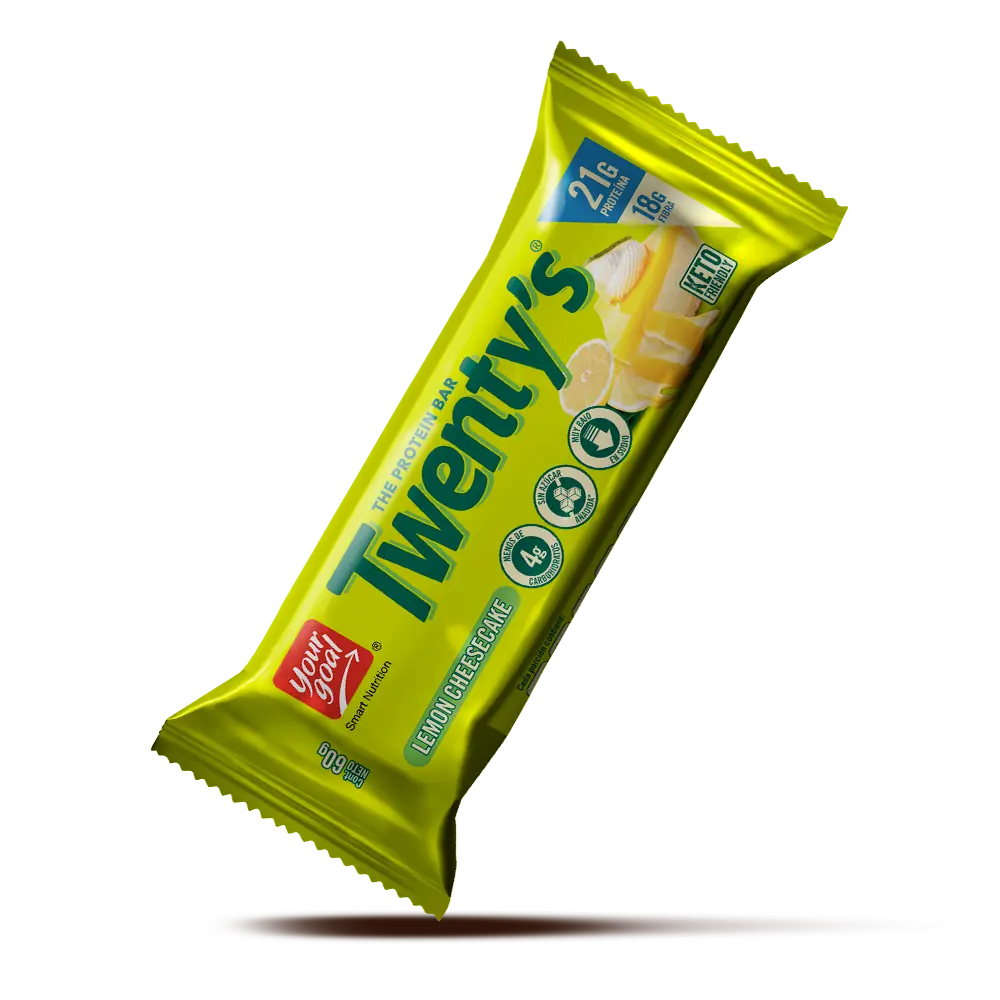 Barra de proteina Yourgoal - Twenty Lemon Cheescake (12 unidades)