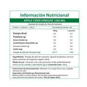 Vinagre de Manzana Natures Truth - Apple Cider Vinegar 1200 mg (200 cápsulas)