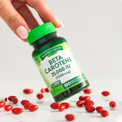 Betacaroteno 25.000 UI Natures Truth - Betacarotene 7.500 mcg (100 cápsulas)