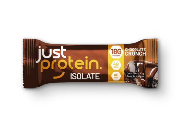 Barra de proteina Just Protein - Chocolate Crunch (12 unidades)