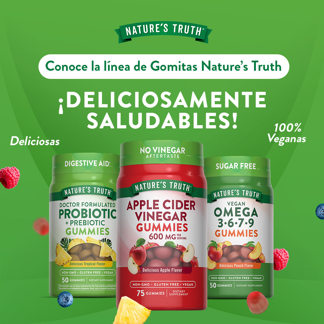 Gomitas de Vinagre de manzana Natures Truth - Apple Cider Vinegar (75 unidades)