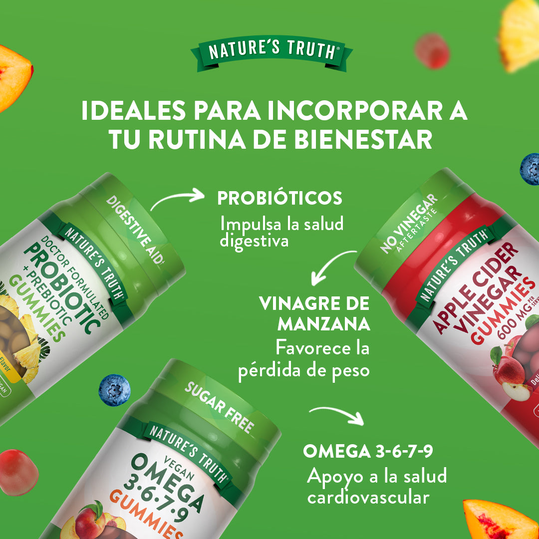 Gomitas de Vinagre de manzana Natures Truth - Apple Cider Vinegar (75 unidades)