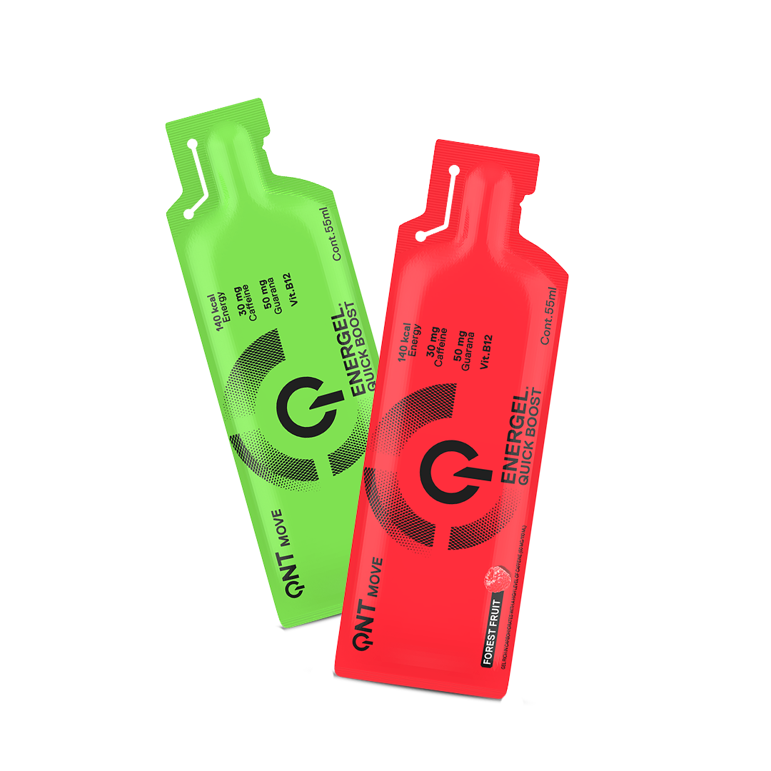 Gel Energetico QNT Energel - Fruta 25 unidades (55ml c/u)