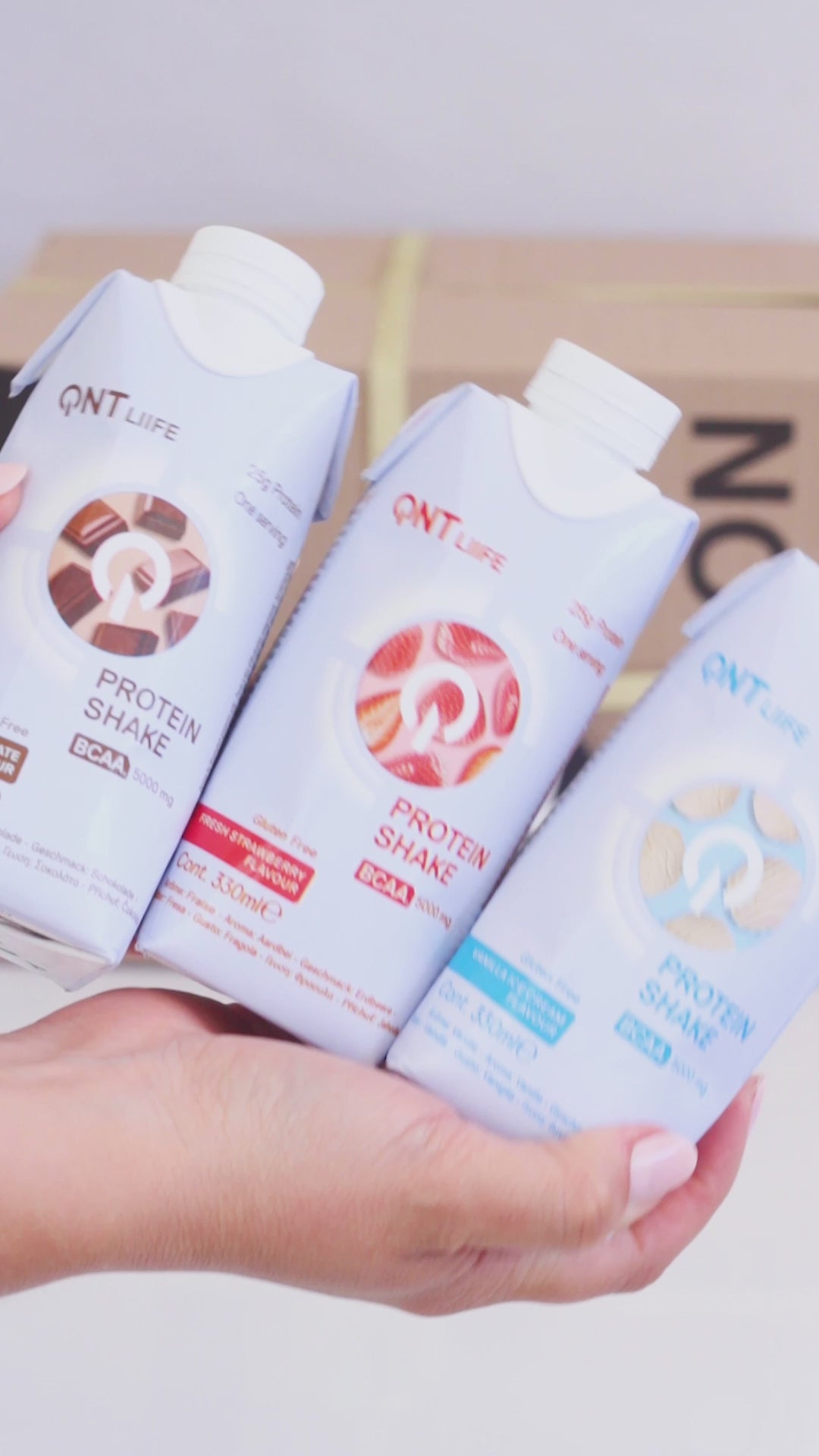 Batido de proteina QNT - Chocolate 330 ml