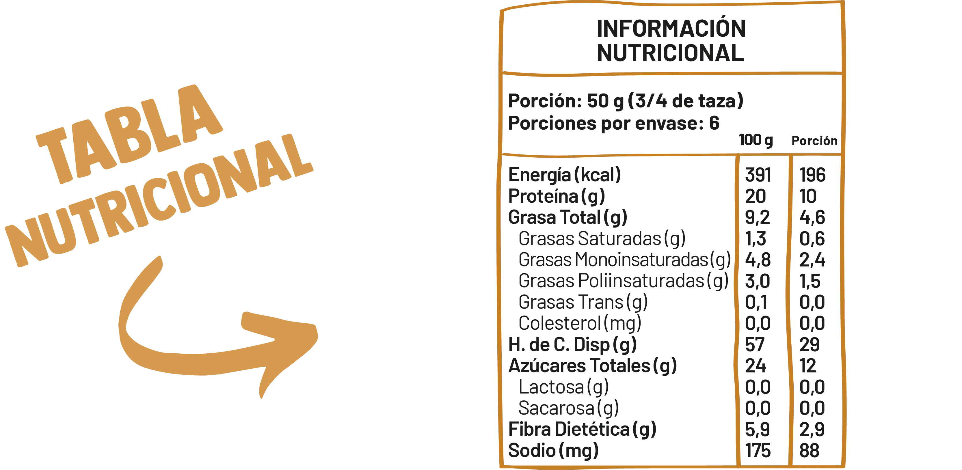 Granola Underfive - Almendra Crunch 300 gr